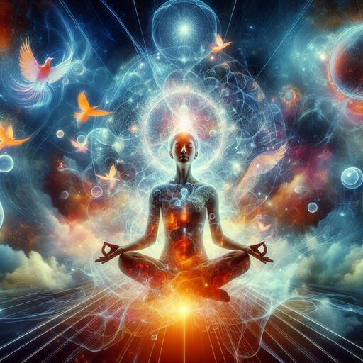 Mulher meditando